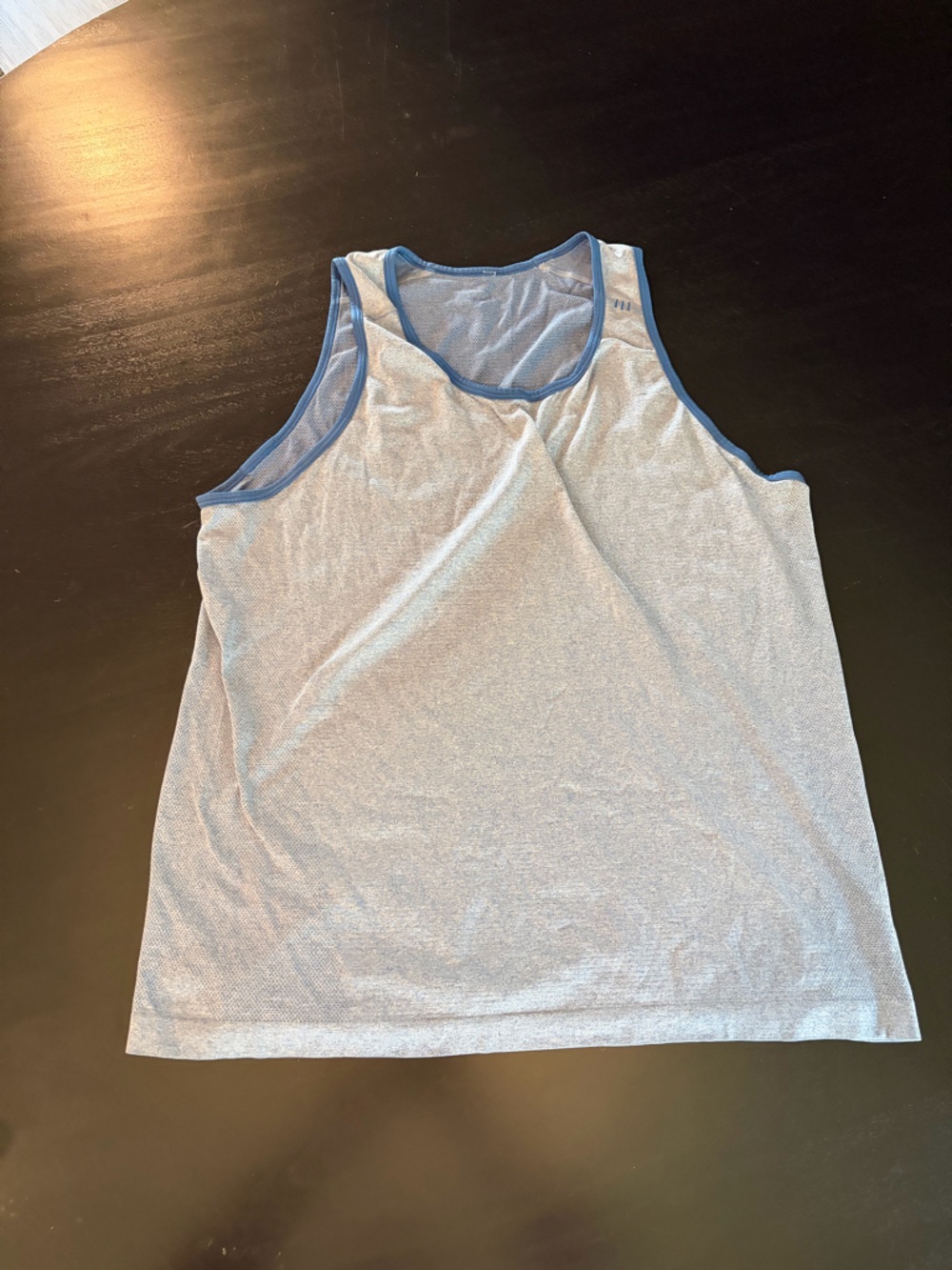 lululemon athletica Light Blue Tank with Blue Trim